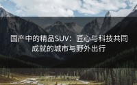 国产中的精品SUV：匠心与科技共同成就的城市与野外出行