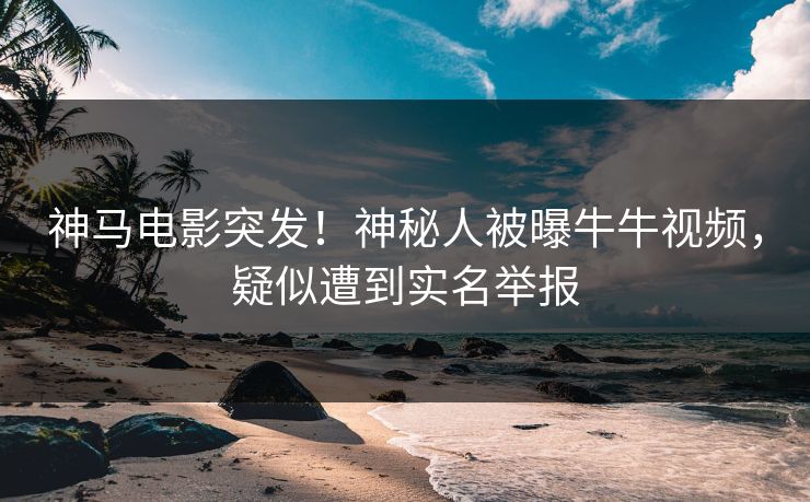 神马电影突发！神秘人被曝牛牛视频，疑似遭到实名举报