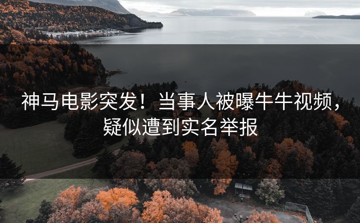 神马电影突发！当事人被曝牛牛视频，疑似遭到实名举报